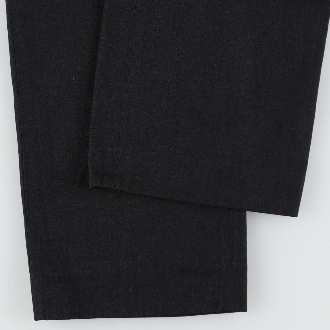 Banana Republic Straight Dress Chino Wool Pants, Men's Size W32 (approx.) wool black type Vintage Second Hand