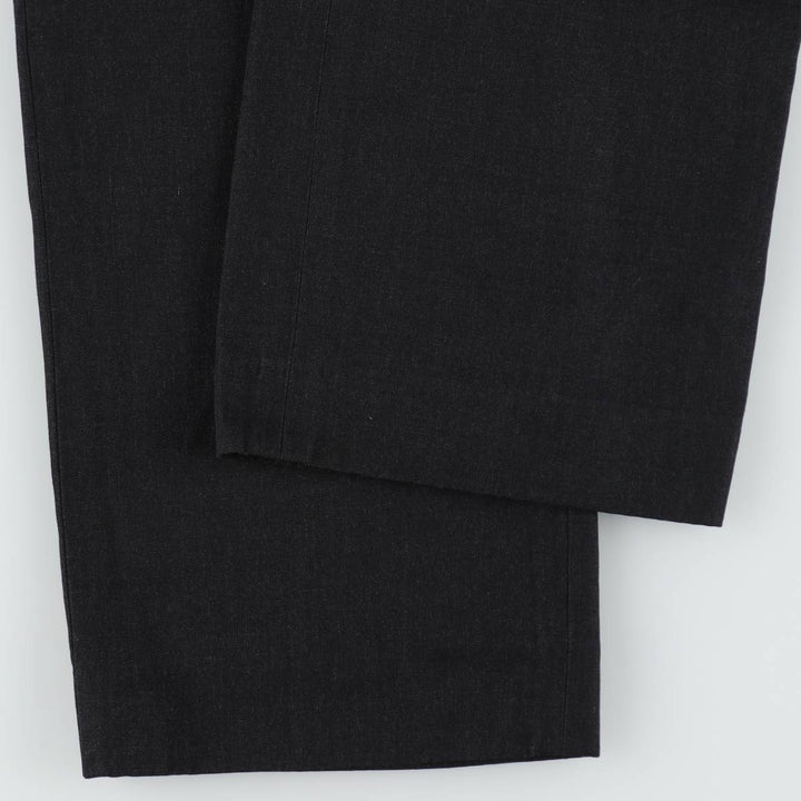 Banana Republic Straight Dress Chino Wool Pants, Men's Size W32 (approx.) wool black type Vintage Second Hand