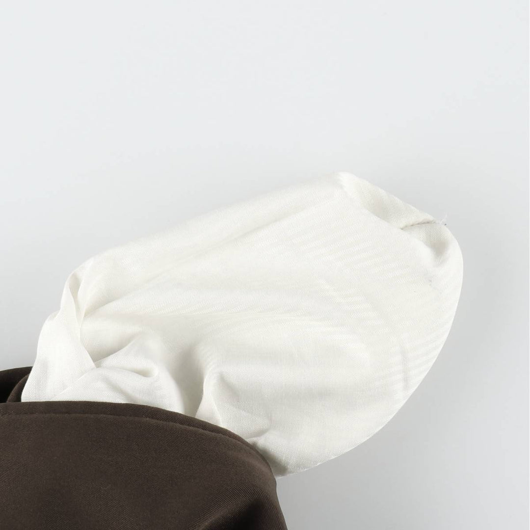 00s~ Calvin Klein slacks for men, size W34 polyester brown type Vintage Second Hand