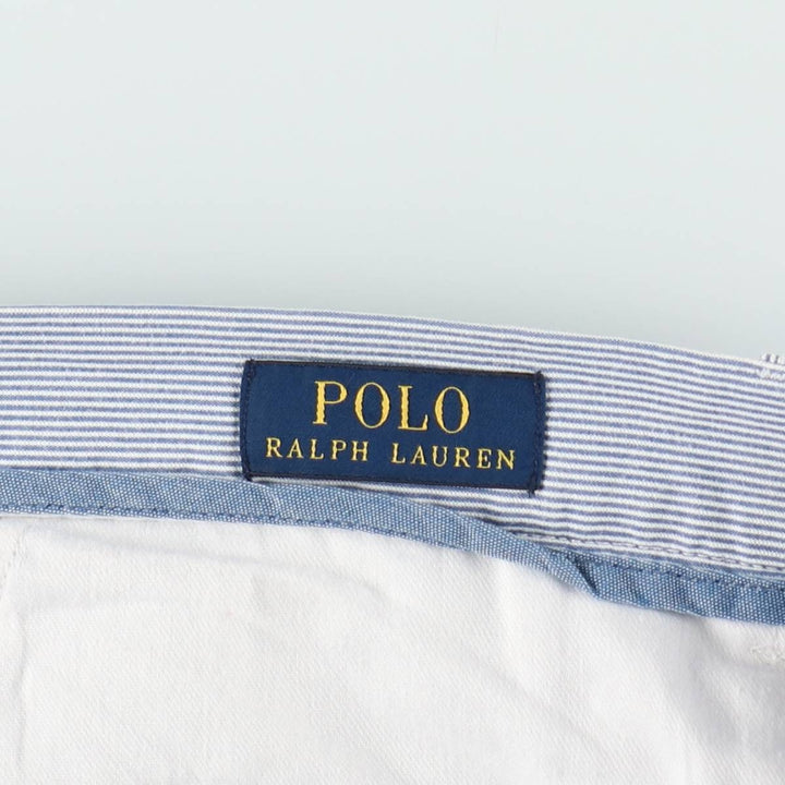 Ralph Lauren POLO RALPH LAUREN CLASSIC FIT 6 Stripe Pattern Cotton Shorts (Men's W32 equivalent) cotton blue type Vintage Second Hand