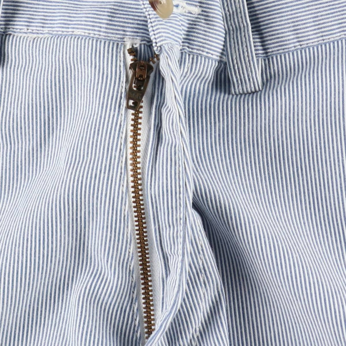 Ralph Lauren POLO RALPH LAUREN CLASSIC FIT 6 Stripe Pattern Cotton Shorts (Men's W32 equivalent) cotton blue type Vintage Second Hand