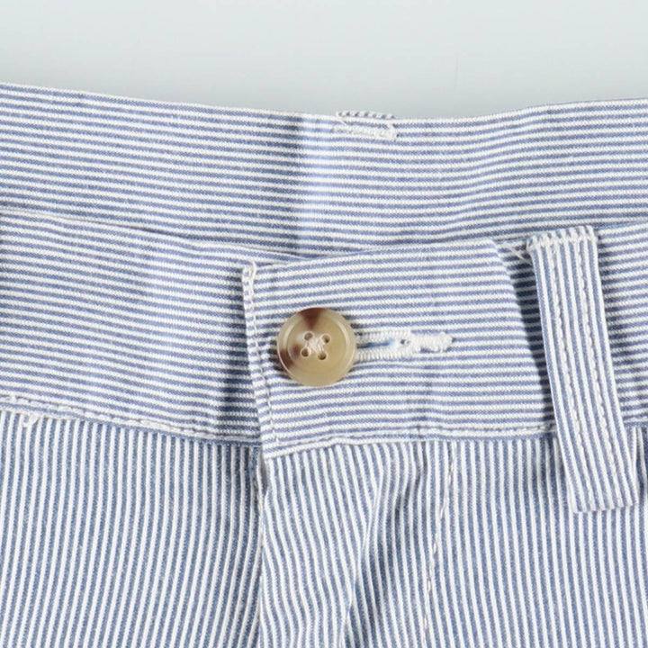 Ralph Lauren POLO RALPH LAUREN CLASSIC FIT 6 Stripe Pattern Cotton Shorts (Men's W32 equivalent) cotton blue type Vintage Second Hand