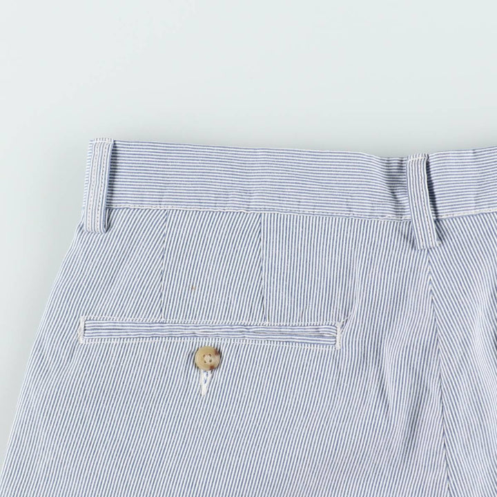 Ralph Lauren POLO RALPH LAUREN CLASSIC FIT 6 Stripe Pattern Cotton Shorts (Men's W32 equivalent) cotton blue type Vintage Second Hand
