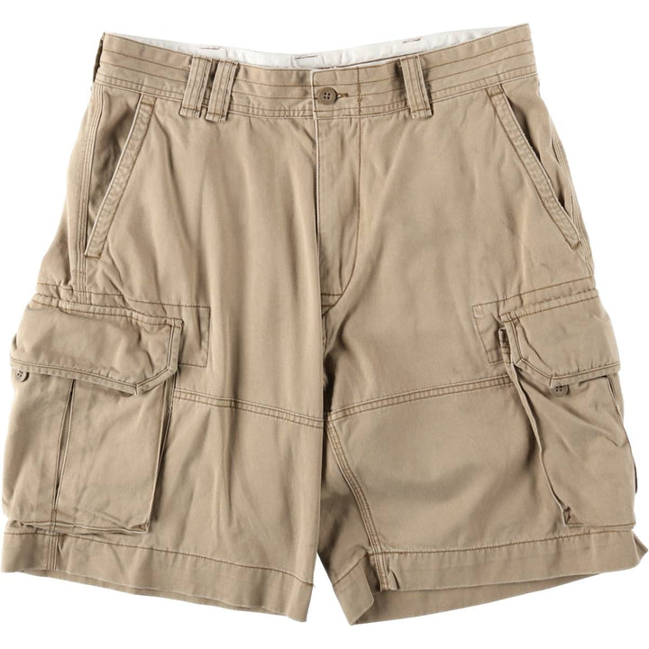 Ralph Lauren POLO RALPH LAUREN cargo shorts, men's size W36 cotton Beige type Vintage Second Hand
