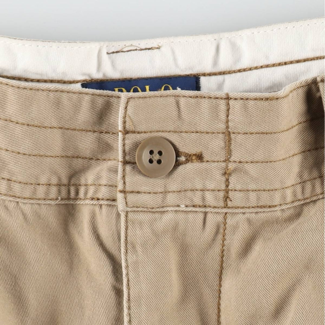 Ralph Lauren POLO RALPH LAUREN cargo shorts, men's size W36 cotton Beige type Vintage Second Hand