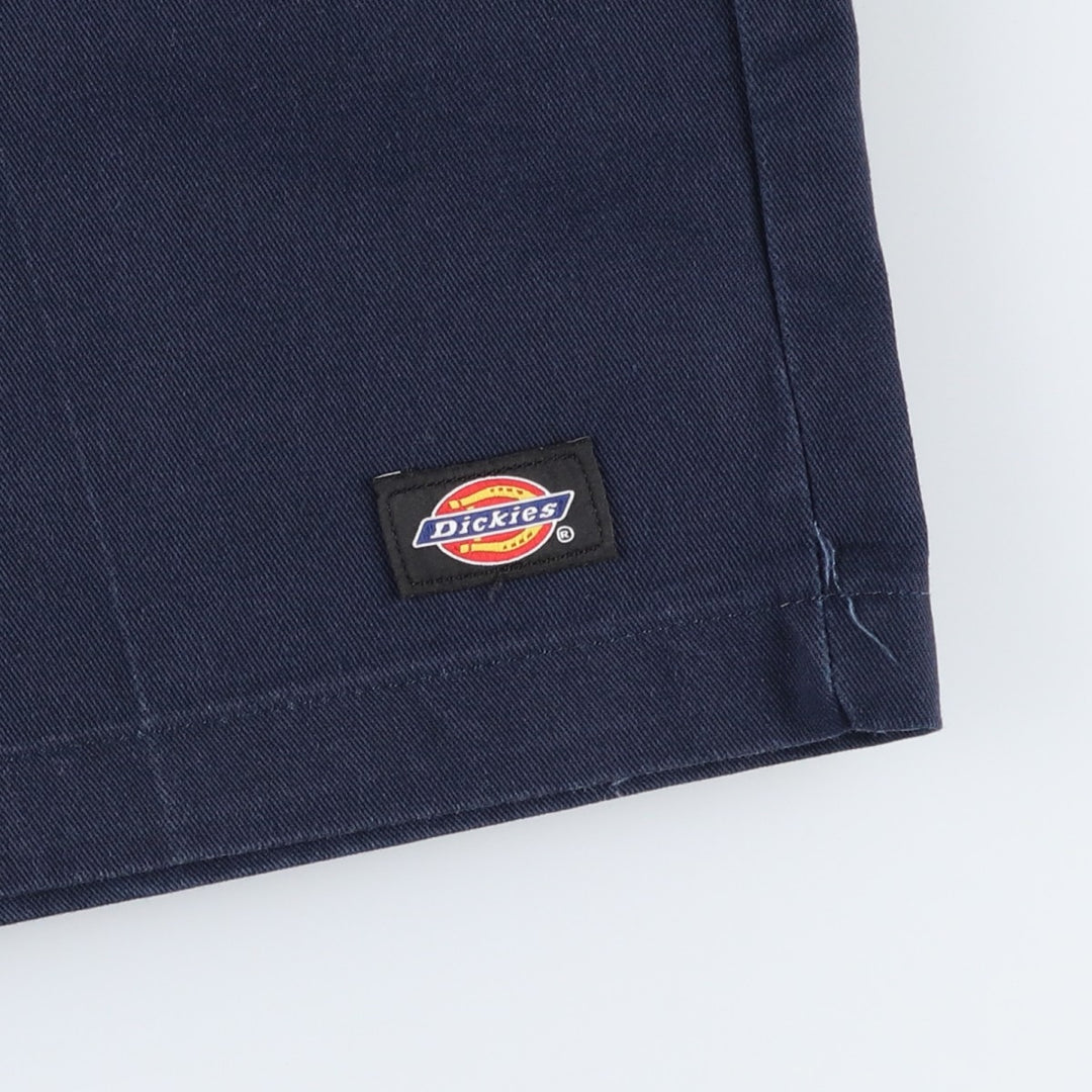 Dickies Relaxed Fit Work Shorts, Half Pants, Men's, W36 equivalent polyester navy blue type Vintage Second Hand