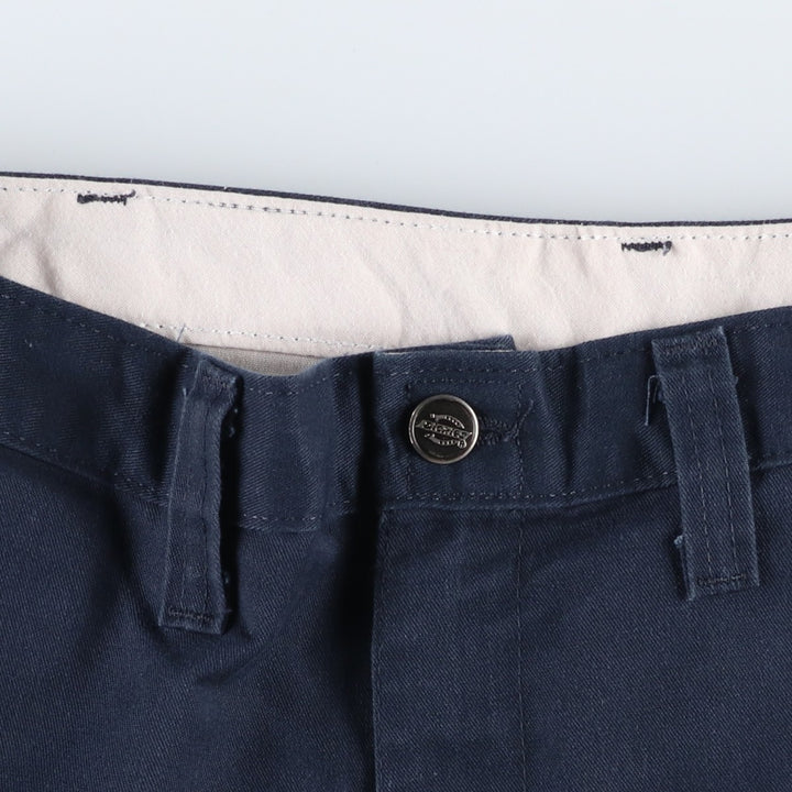 Dickies Work Shorts, Half Pants, Men's, W37 equivalent polyester navy blue type Vintage Second Hand
