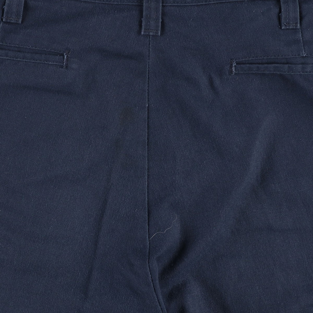 Dickies Work Shorts, Half Pants, Men's, W37 equivalent polyester navy blue type Vintage Second Hand