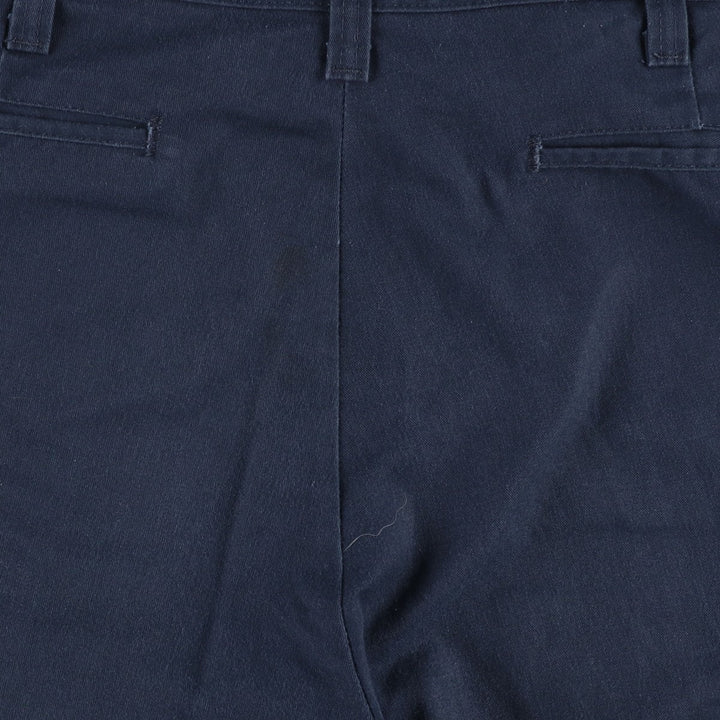 Dickies Work Shorts, Half Pants, Men's, W37 equivalent polyester navy blue type Vintage Second Hand