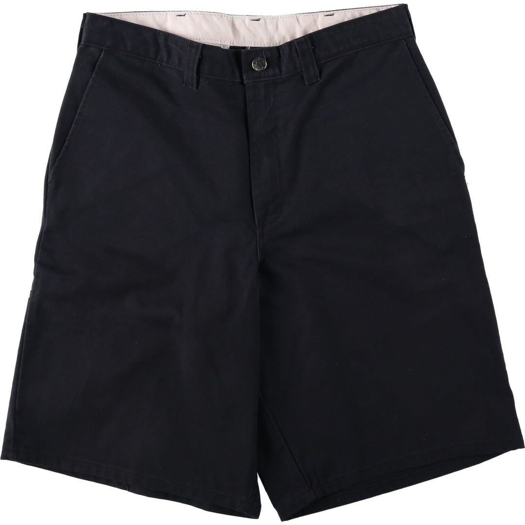 Dickies Work Shorts, Half Pants, Men's, W32 equivalent polyester navy blue type Vintage Second Hand