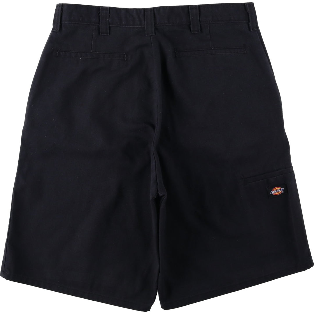 Dickies Work Shorts, Half Pants, Men's, W32 equivalent polyester navy blue type Vintage Second Hand