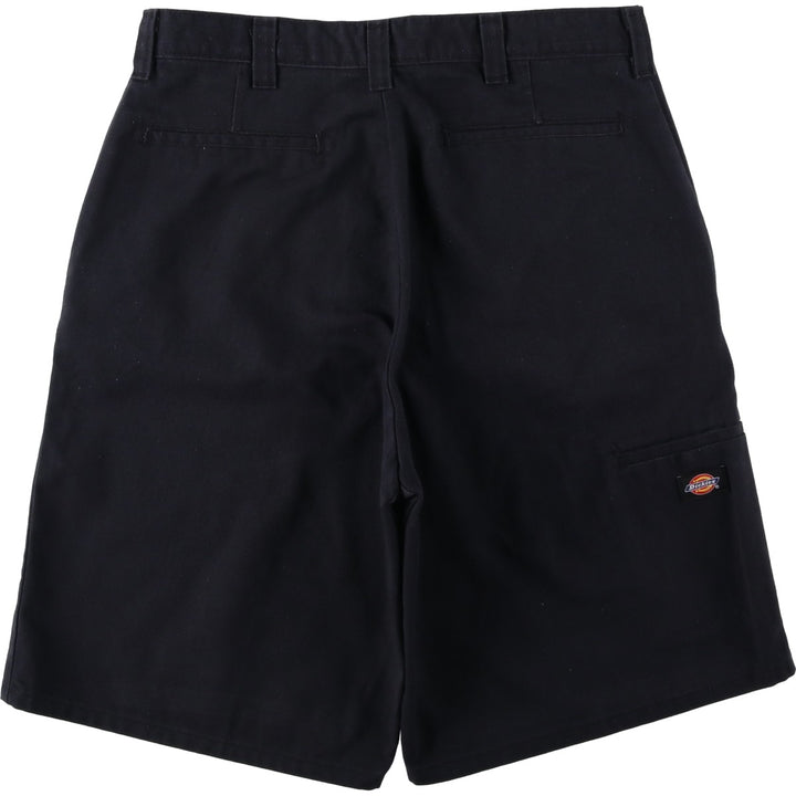 Dickies Work Shorts, Half Pants, Men's, W32 equivalent polyester navy blue type Vintage Second Hand