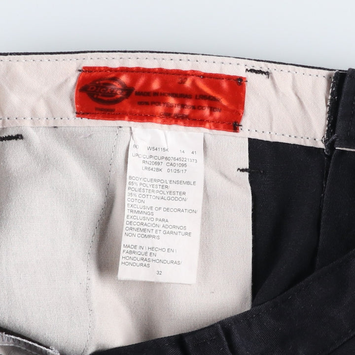 Dickies Work Shorts, Half Pants, Men's, W32 equivalent polyester navy blue type Vintage Second Hand