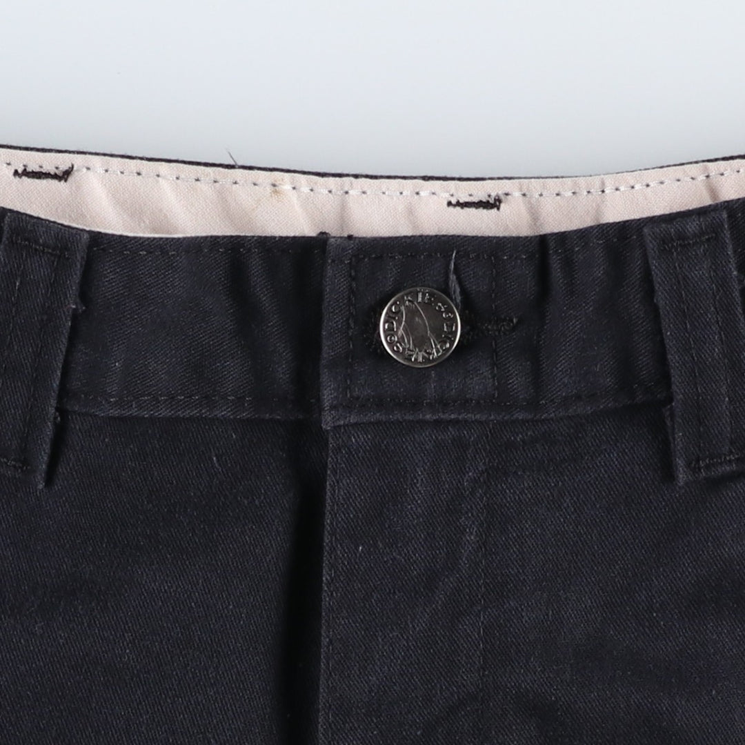 Dickies Work Shorts, Half Pants, Men's, W32 equivalent polyester navy blue type Vintage Second Hand