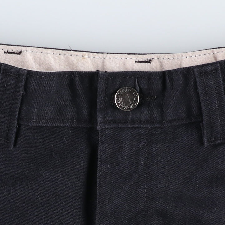 Dickies Work Shorts, Half Pants, Men's, W32 equivalent polyester navy blue type Vintage Second Hand