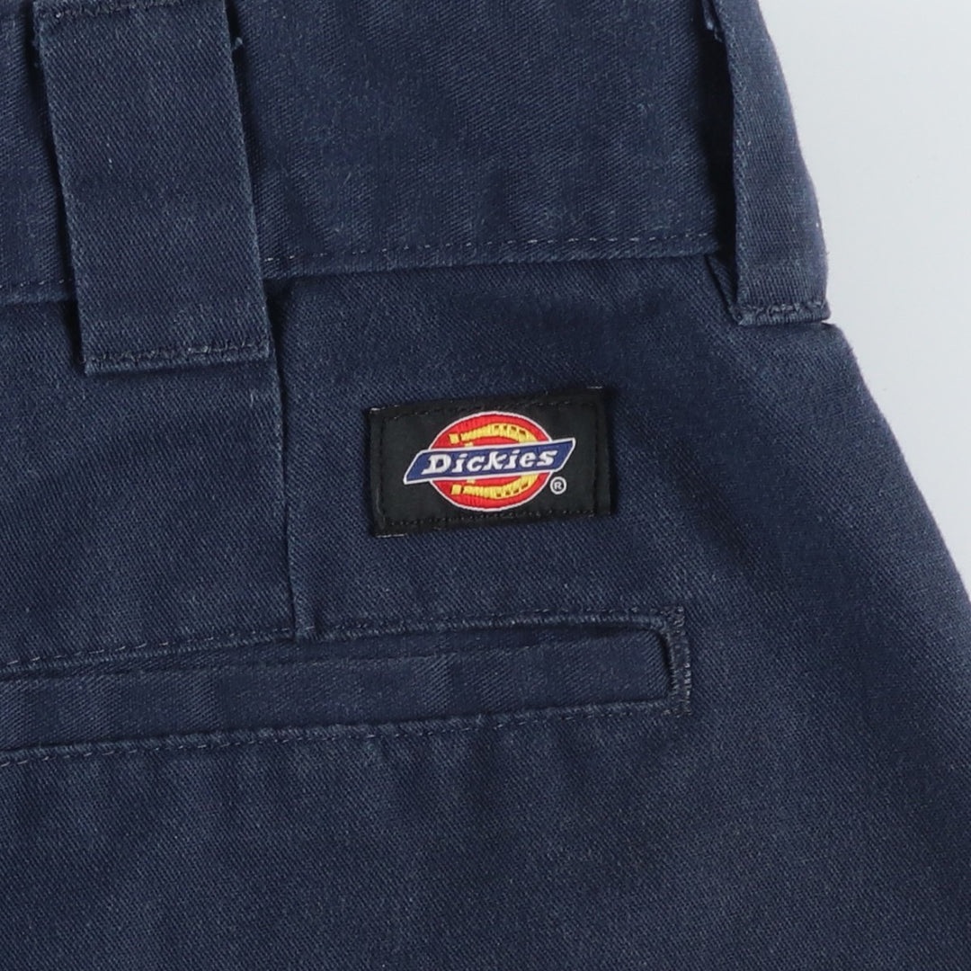 Dickies Regular Fit Cargo Shorts (Men's size W36 equivalent) polyester navy blue type Vintage Second Hand