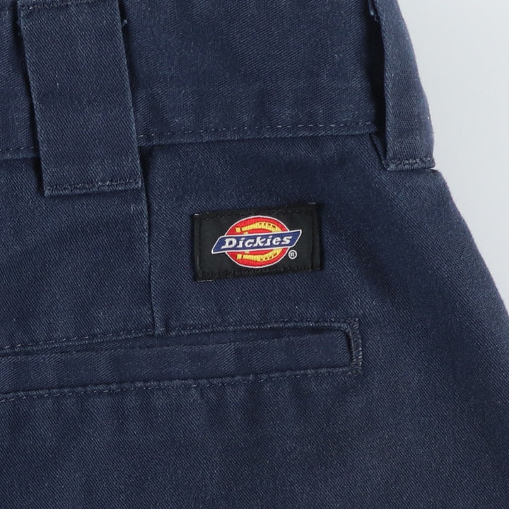 Dickies Regular Fit Cargo Shorts (Men's size W36 equivalent) polyester navy blue type Vintage Second Hand