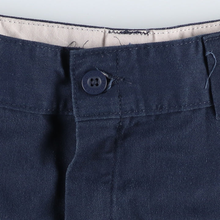 Dickies Regular Fit Cargo Shorts (Men's size W36 equivalent) polyester navy blue type Vintage Second Hand