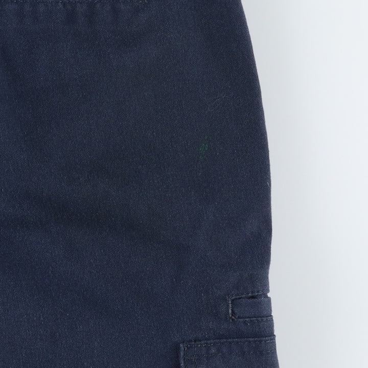 Dickies Regular Fit Cargo Shorts (Men's size W36 equivalent) polyester navy blue type Vintage Second Hand