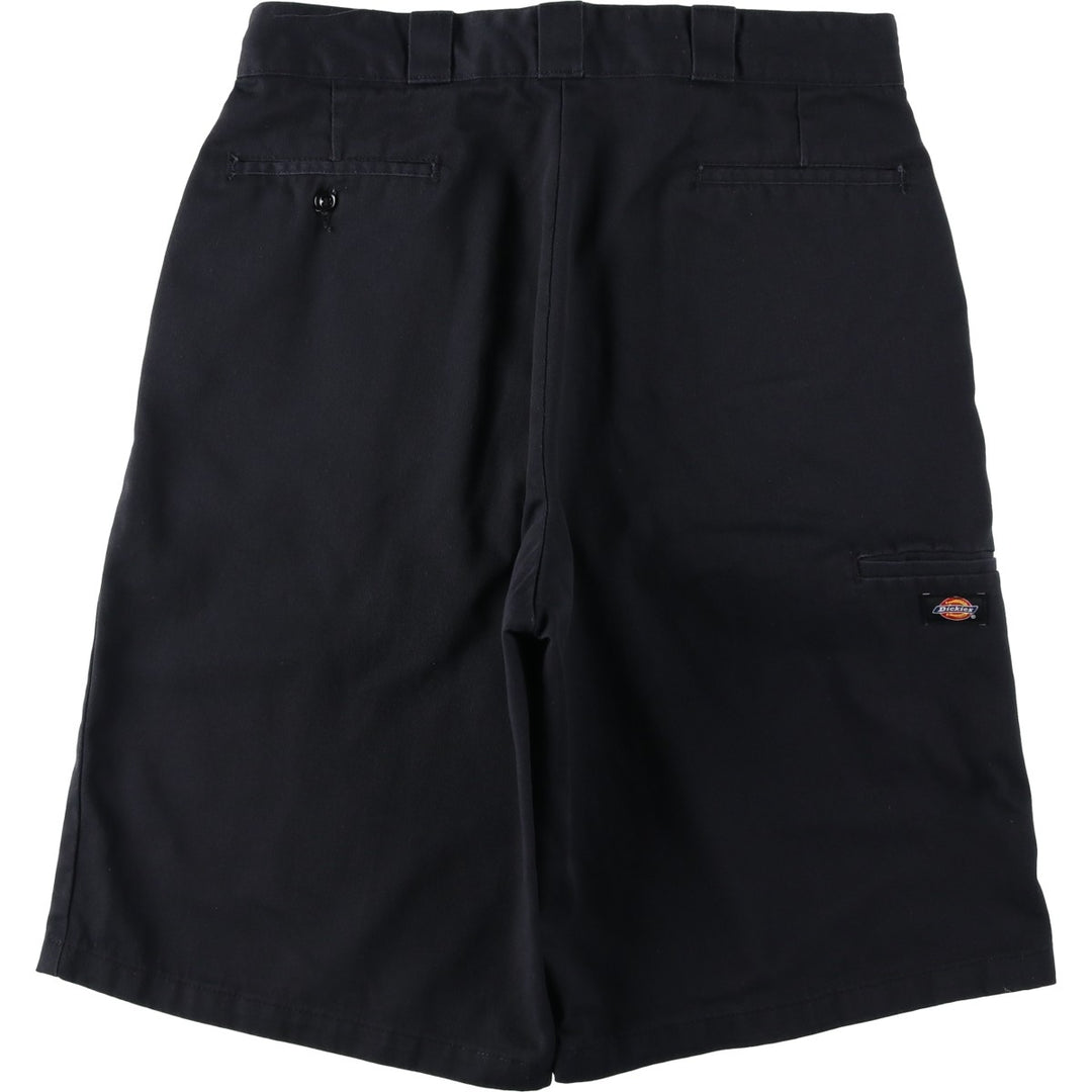 Dickies Loose Fit Work Shorts, Half Pants, Men's, W35 equivalent polyester black type Vintage Second Hand