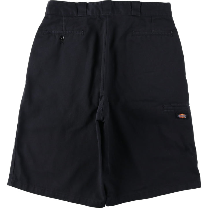 Dickies Loose Fit Work Shorts, Half Pants, Men's, W35 equivalent polyester black type Vintage Second Hand