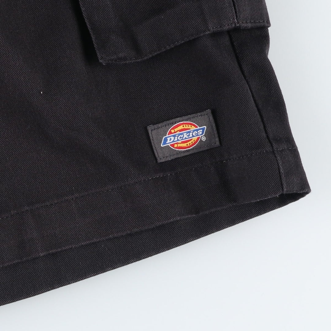 Dickies cargo shorts, half pants, men's size w36 polyester black type Vintage Second Hand