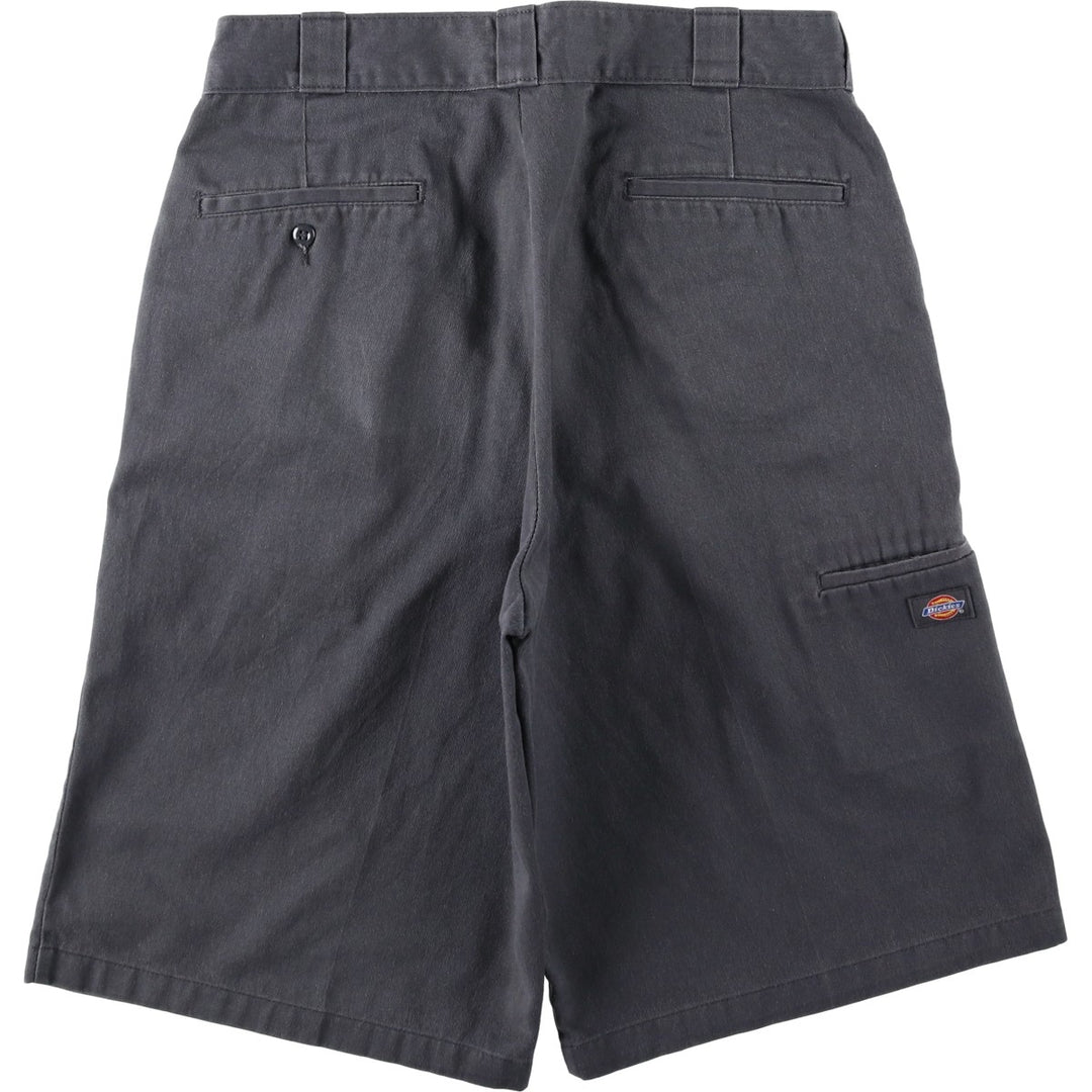 Dickies Work Shorts, Half Pants, Men's, W34 equivalent polyester gray type Vintage Second Hand