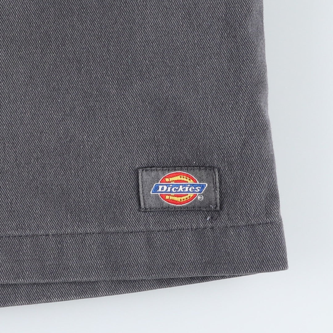 Dickies Work Shorts, Half Pants, Men's, W34 equivalent polyester gray type Vintage Second Hand