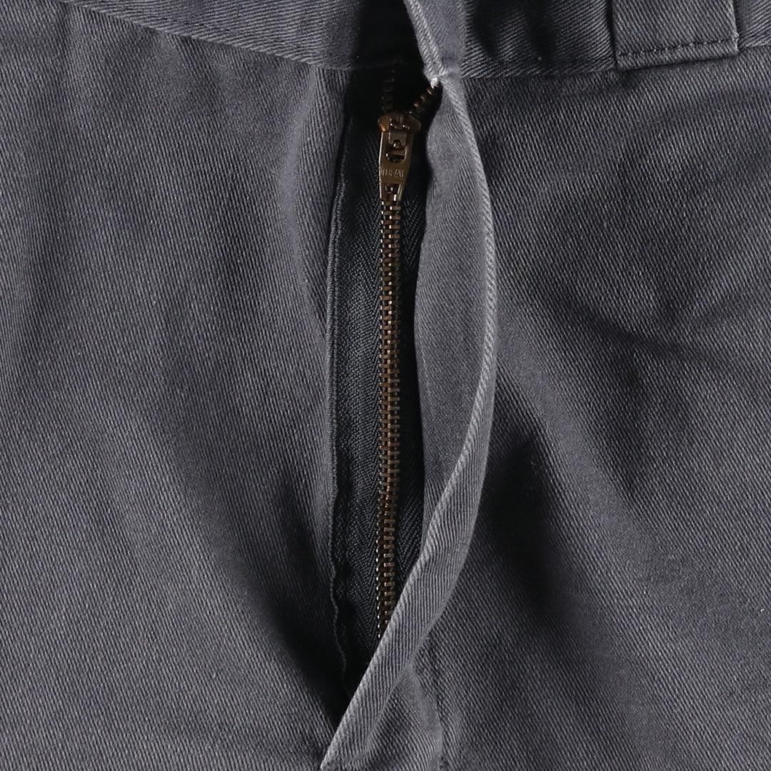 Dickies Work Shorts, Half Pants, Men's, W34 equivalent polyester gray type Vintage Second Hand