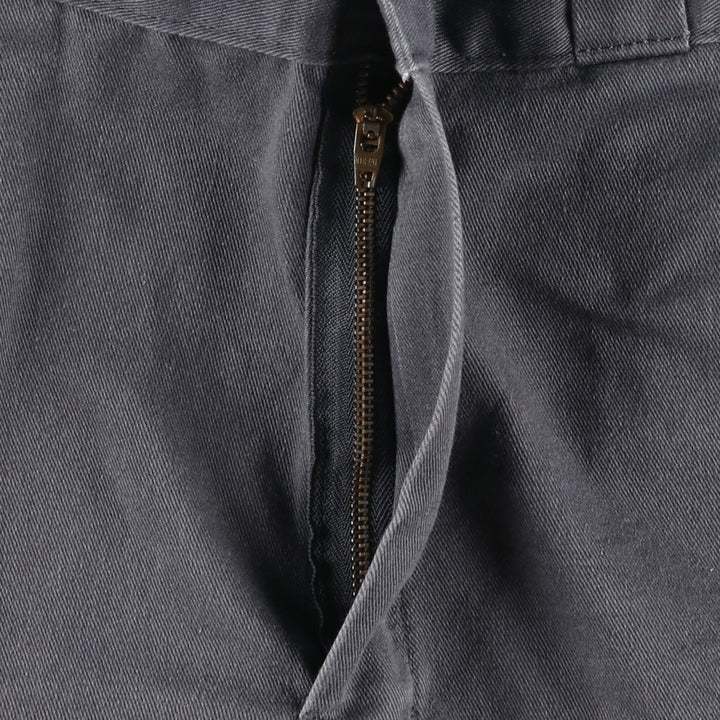 Dickies Work Shorts, Half Pants, Men's, W34 equivalent polyester gray type Vintage Second Hand