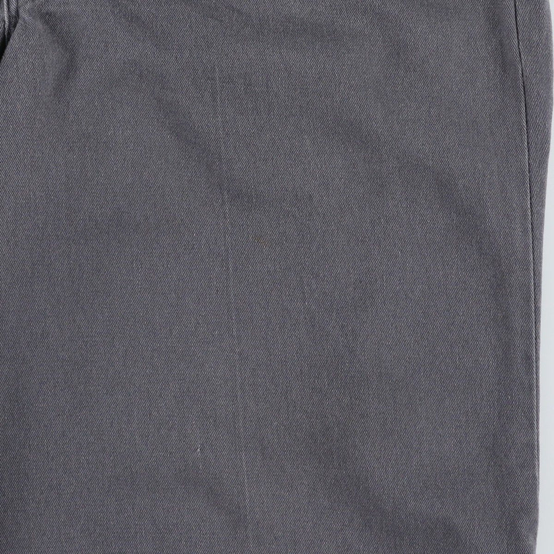 Dickies Work Shorts, Half Pants, Men's, W34 equivalent polyester gray type Vintage Second Hand