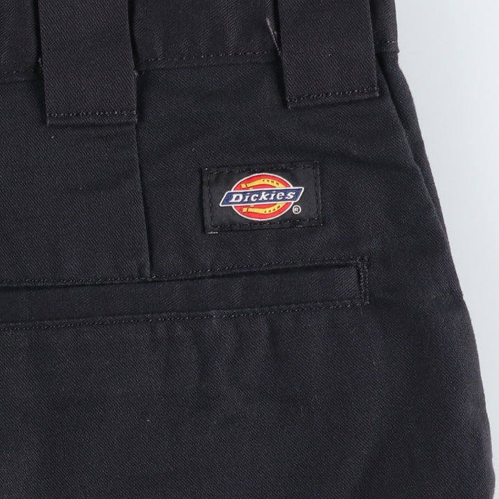Dickies Slim Fit Work Shorts (Men's, equivalent to size W34) polyester black type Vintage Second Hand