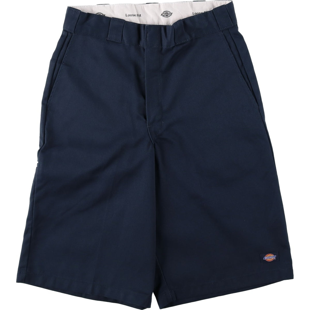 Dickies Loose Fit Work Shorts, Half Pants, Men's, W31 equivalent polyester navy blue type Vintage Second Hand