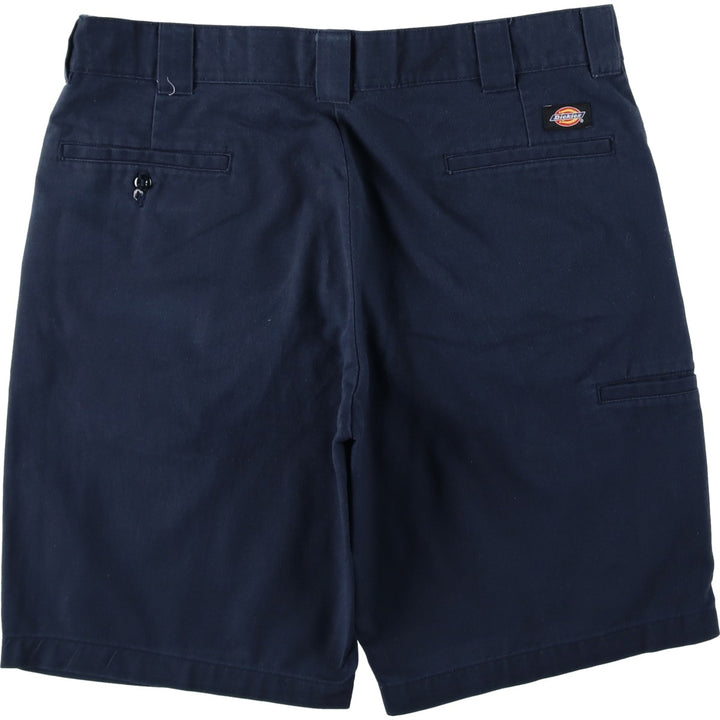 Dickies Relaxed Fit Work Shorts, Half Pants, Men's, W37 equivalent polyester navy blue type Vintage Second Hand