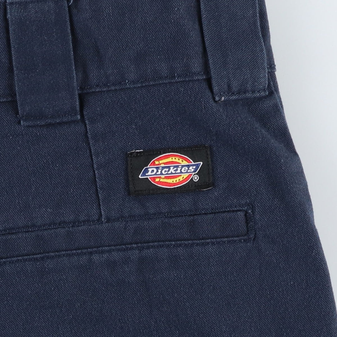 Dickies Relaxed Fit Work Shorts, Half Pants, Men's, W37 equivalent polyester navy blue type Vintage Second Hand
