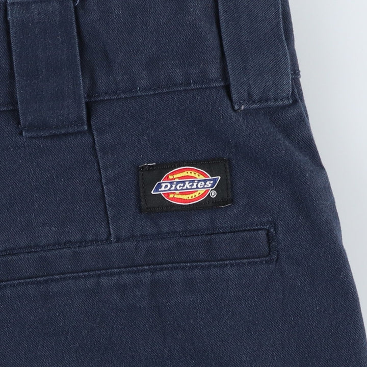 Dickies Relaxed Fit Work Shorts, Half Pants, Men's, W37 equivalent polyester navy blue type Vintage Second Hand