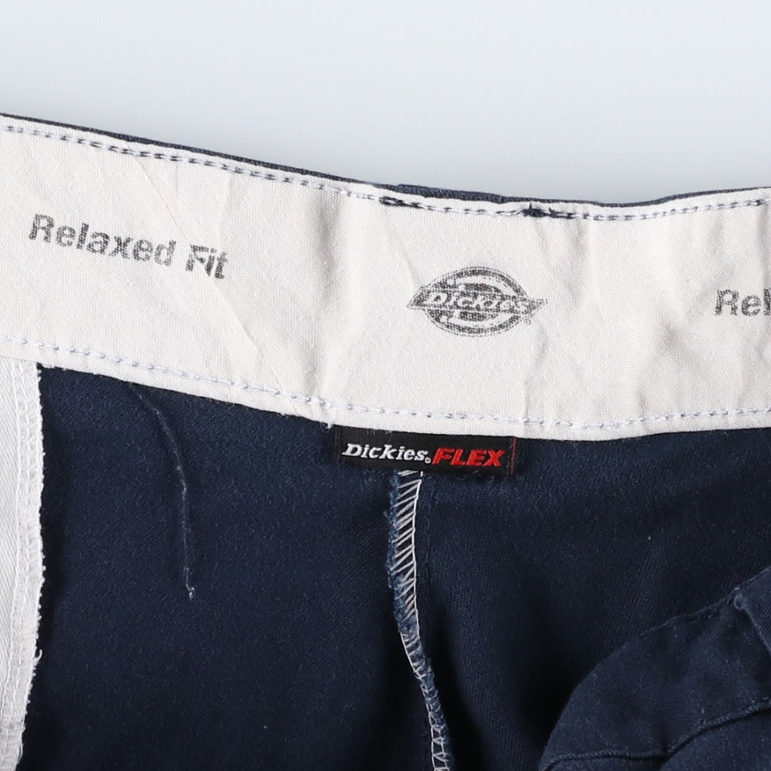 Dickies Relaxed Fit Work Shorts, Half Pants, Men's, W37 equivalent polyester navy blue type Vintage Second Hand