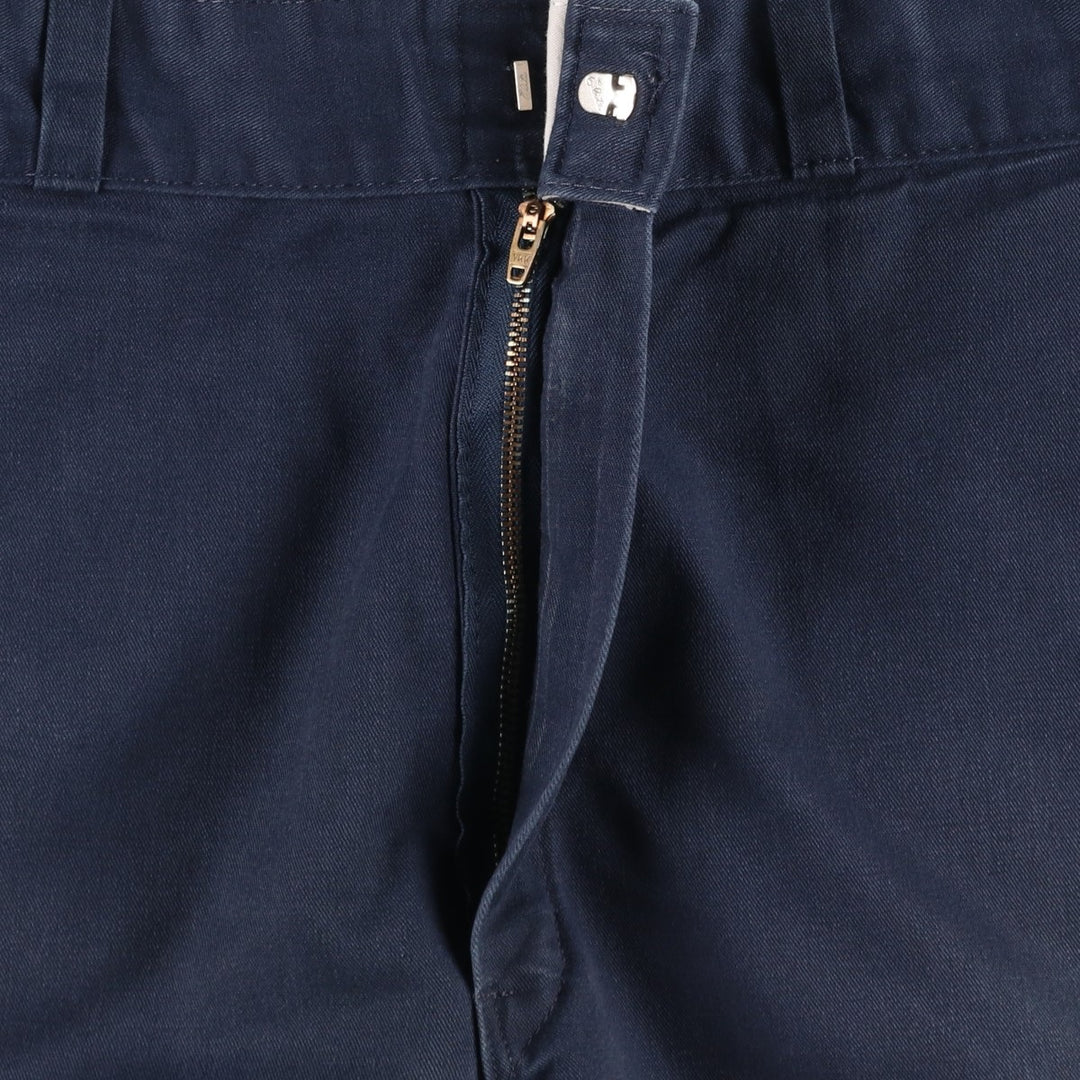 Dickies Work Shorts, Half Pants, Men's, W34 equivalent polyester navy blue type Vintage Second Hand