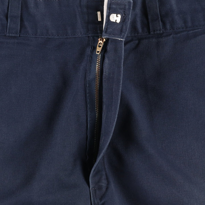 Dickies Work Shorts, Half Pants, Men's, W34 equivalent polyester navy blue type Vintage Second Hand