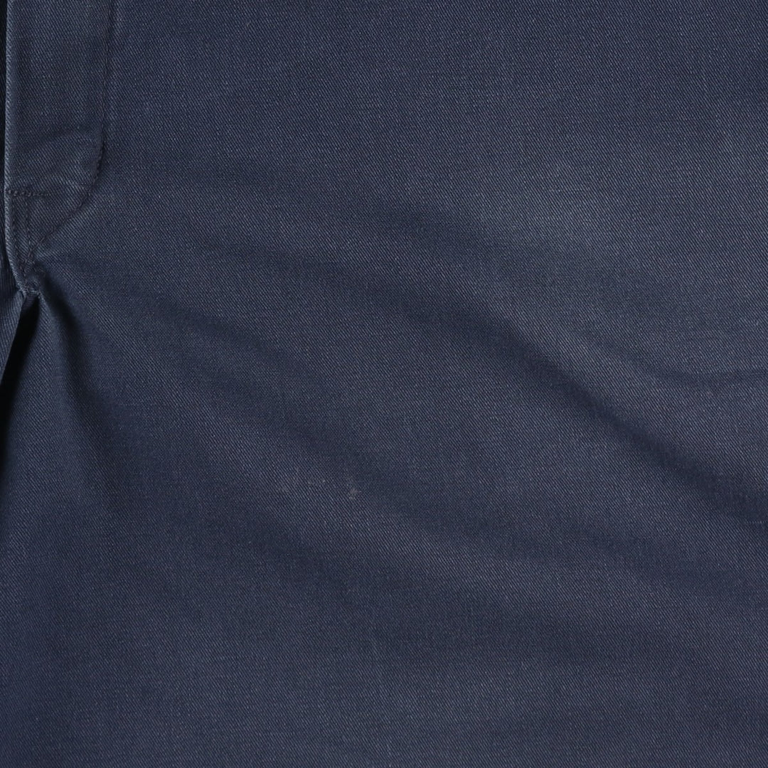 Dickies Work Shorts, Half Pants, Men's, W34 equivalent polyester navy blue type Vintage Second Hand