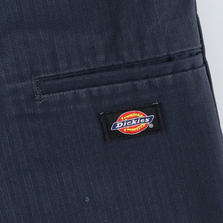 Dickies Loose Fit Work Shorts, Half Pants, Men's, W36 equivalent polyester navy blue type Vintage Second Hand