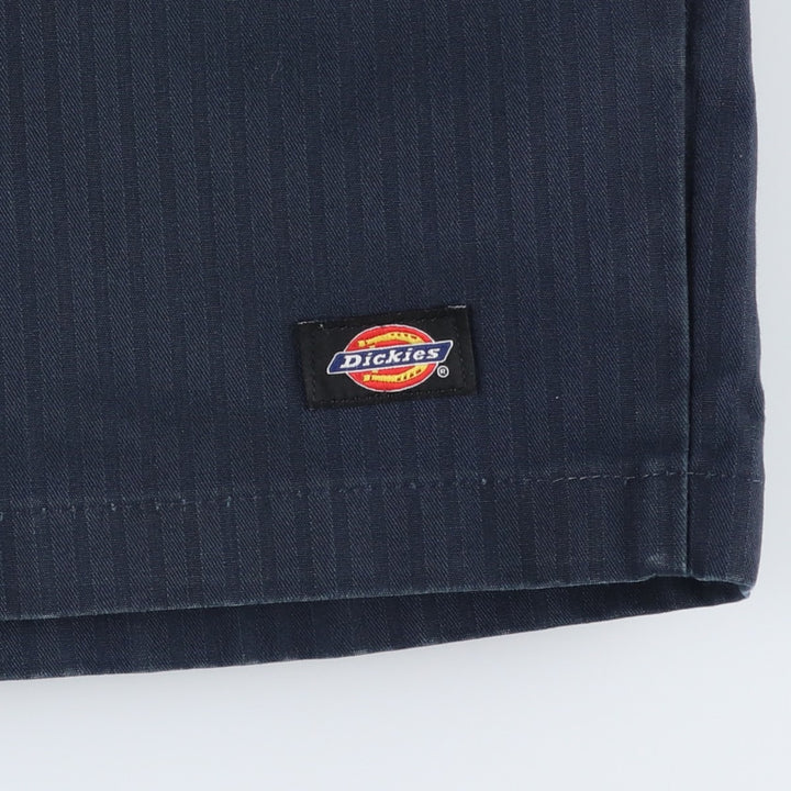 Dickies Loose Fit Work Shorts, Half Pants, Men's, W36 equivalent polyester navy blue type Vintage Second Hand