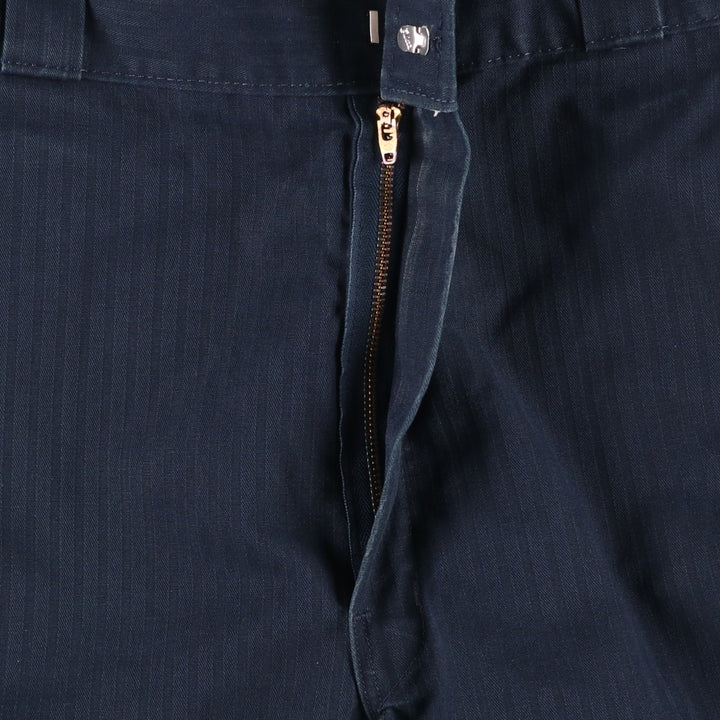 Dickies Loose Fit Work Shorts, Half Pants, Men's, W36 equivalent polyester navy blue type Vintage Second Hand