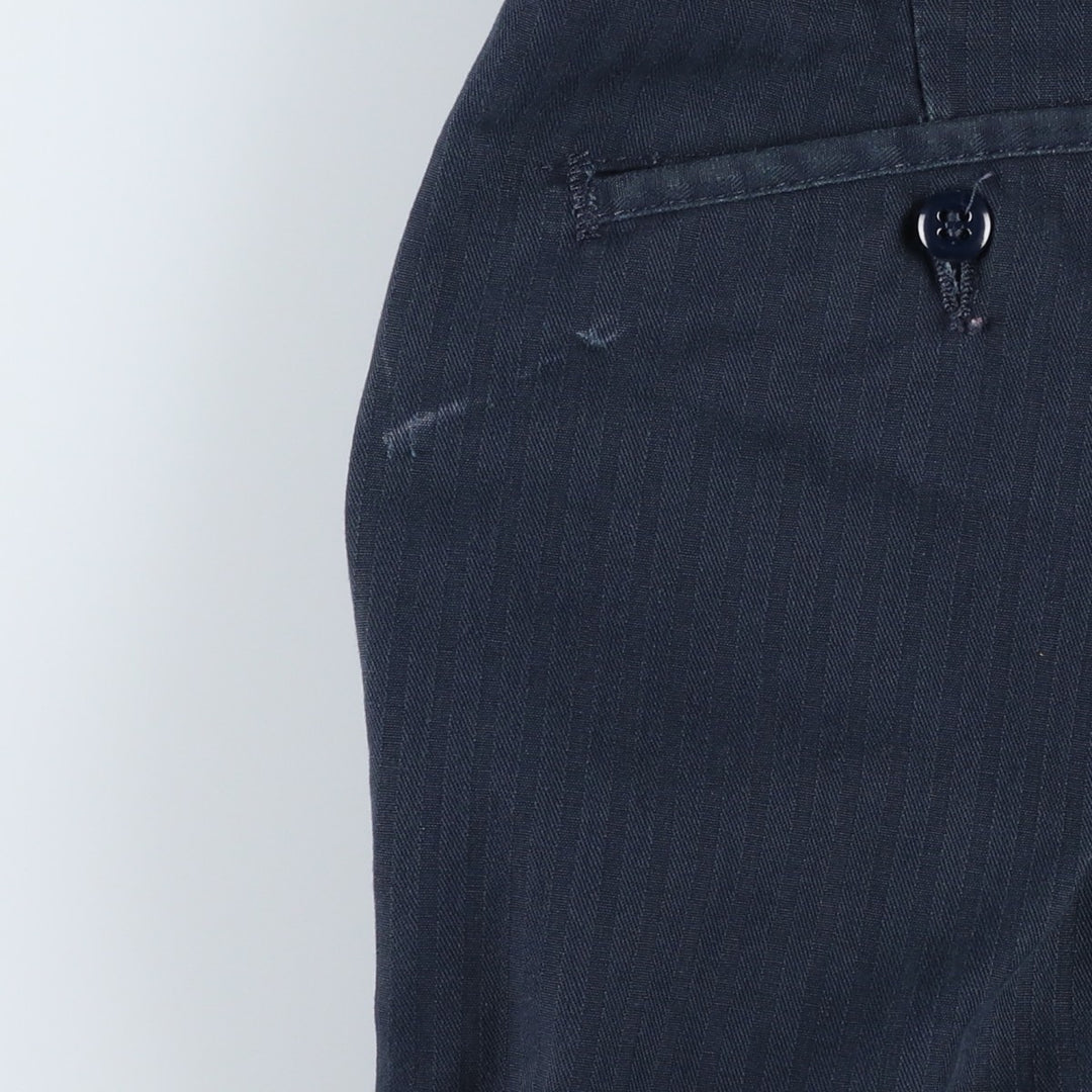 Dickies Loose Fit Work Shorts, Half Pants, Men's, W36 equivalent polyester navy blue type Vintage Second Hand