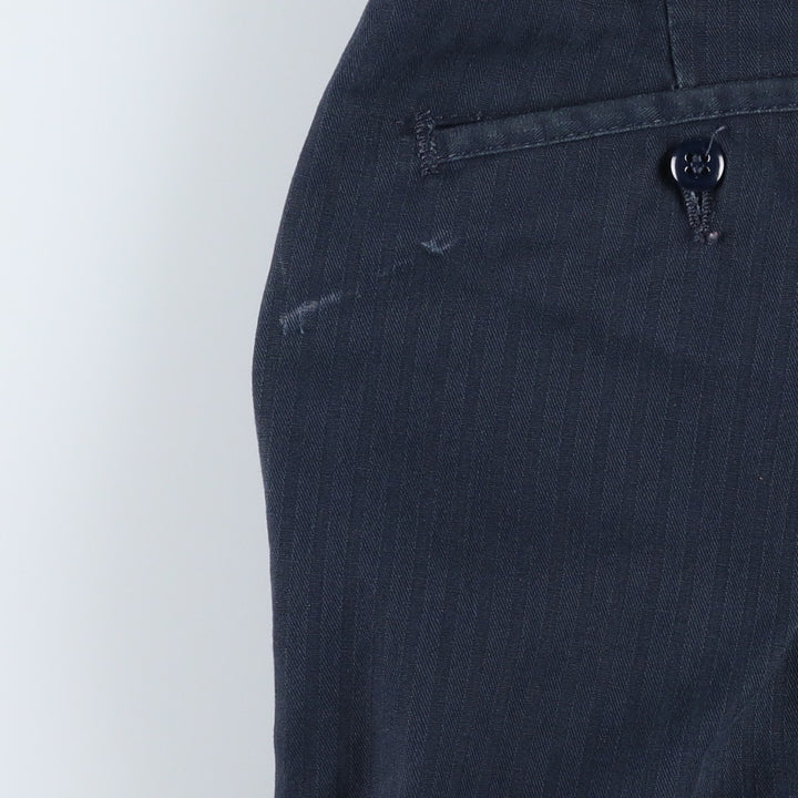 Dickies Loose Fit Work Shorts, Half Pants, Men's, W36 equivalent polyester navy blue type Vintage Second Hand