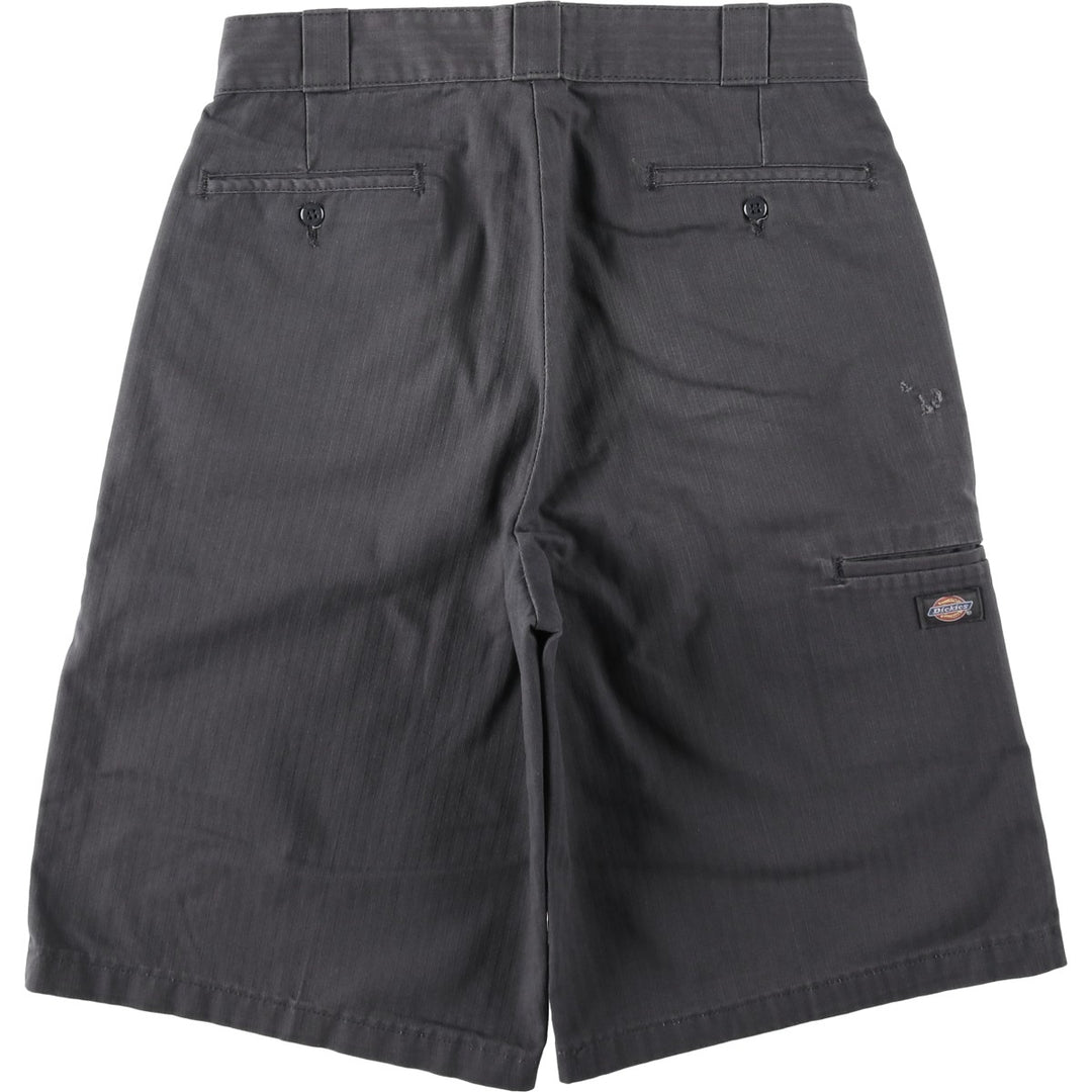 Dickies Work Shorts, Half Pants, Men's, W33 equivalent polyester gray type Vintage Second Hand