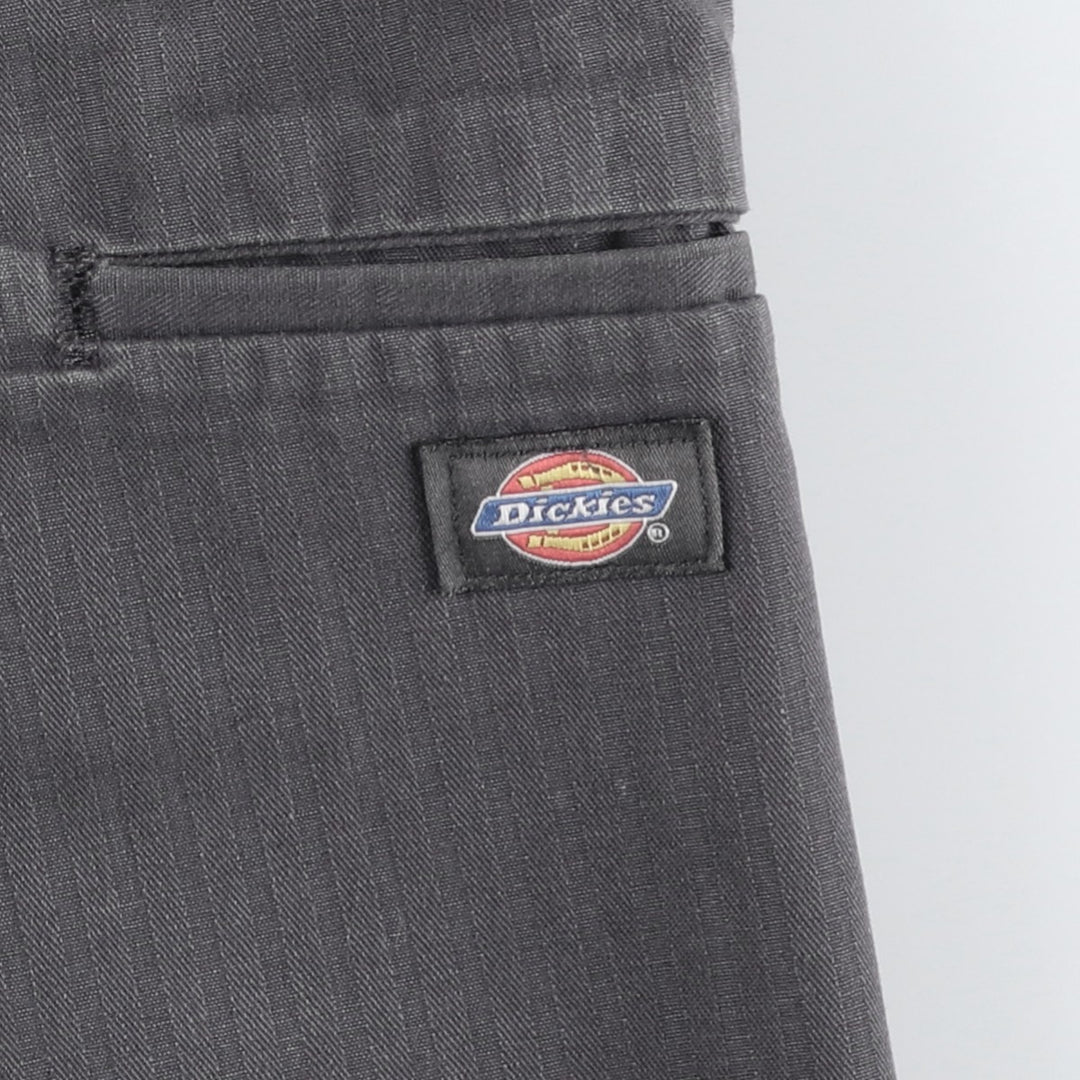 Dickies Work Shorts, Half Pants, Men's, W33 equivalent polyester gray type Vintage Second Hand