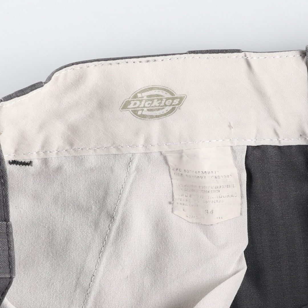 Dickies Work Shorts, Half Pants, Men's, W33 equivalent polyester gray type Vintage Second Hand