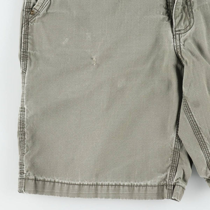 Carhartt Relaxed Fit Ripstop Work Shorts (Men's W34 equivalent) cotton Khaki type Vintage Second Hand
