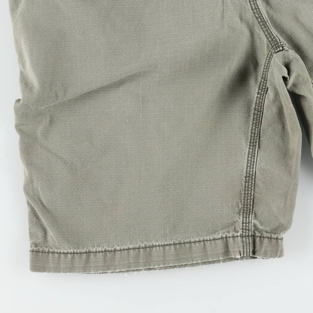 Carhartt Relaxed Fit Ripstop Work Shorts (Men's W34 equivalent) cotton Khaki type Vintage Second Hand